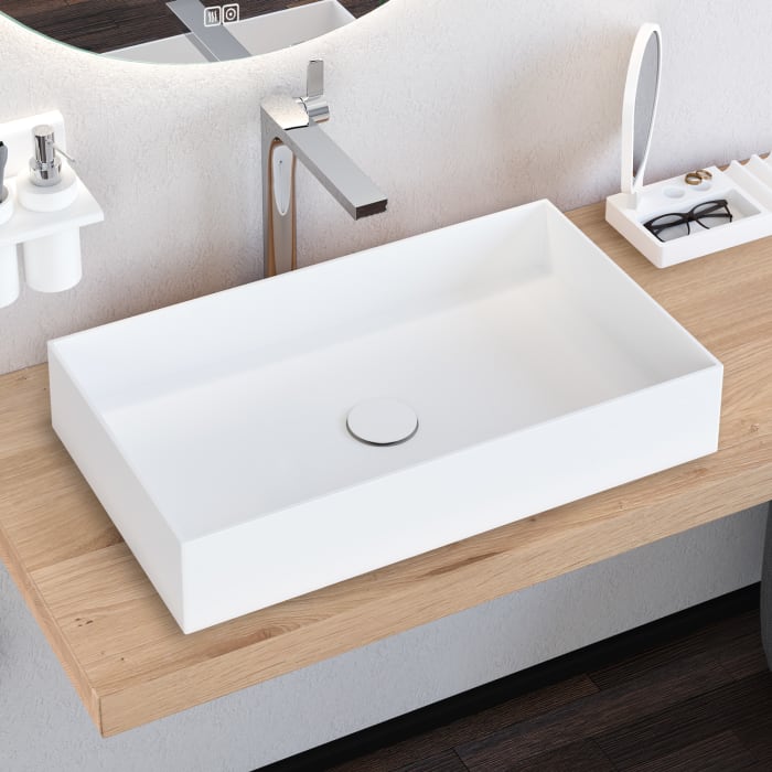 Kronenbach Stone Aufsatzwaschtisch 50 x 35 cm