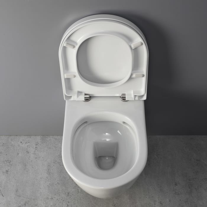 Kronenbach Tube Wand-WC spülrandlos Komplettset wrapover