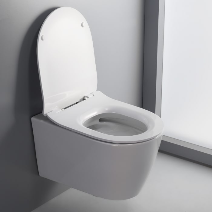 Kronenbach Tube Wand-WC spülrandlos Komplettset slim