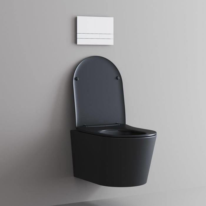 Kronenbach Tube Wand-WC spülrandlos mit Rotationsspülung