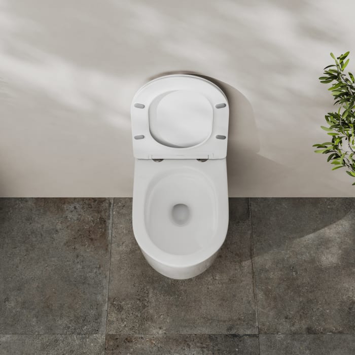 Kronenbach Tube Wand-WC spülrandlos mit Rotationsspülung