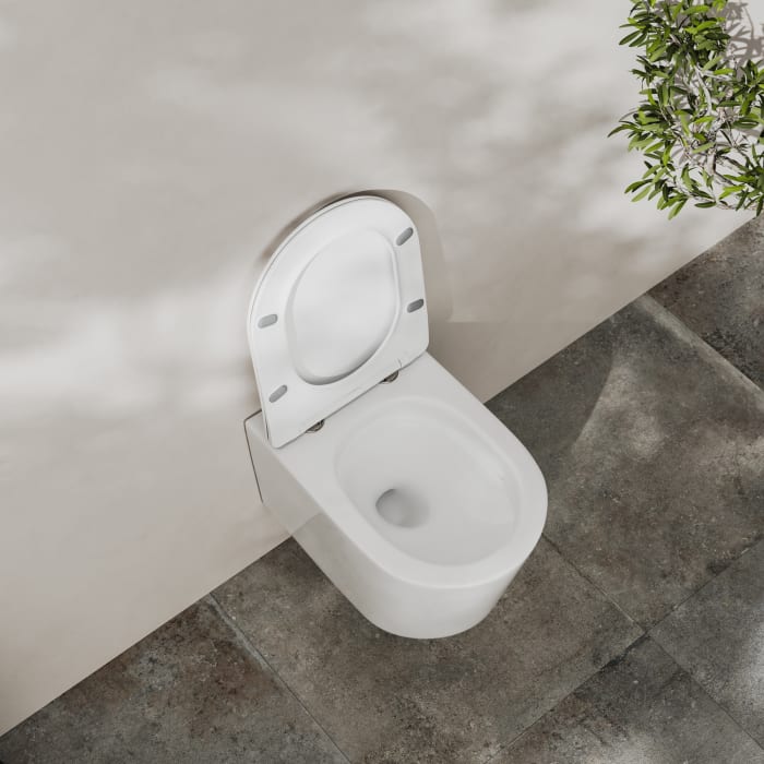 Kronenbach Tube Wand-WC spülrandlos mit Rotationsspülung