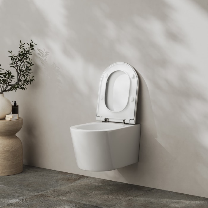 Kronenbach Tube Wand-WC spülrandlos mit Rotationsspülung