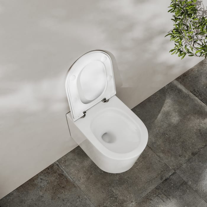 Kronenbach Tube Wand-WC spülrandlos mit Rotationsspülung