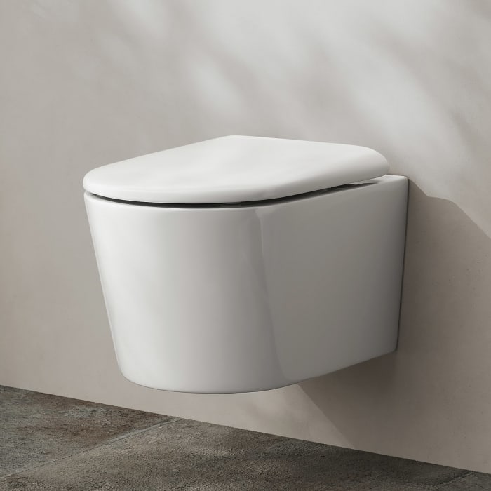 Kronenbach Tube Wand-WC spülrandlos mit Rotationsspülung