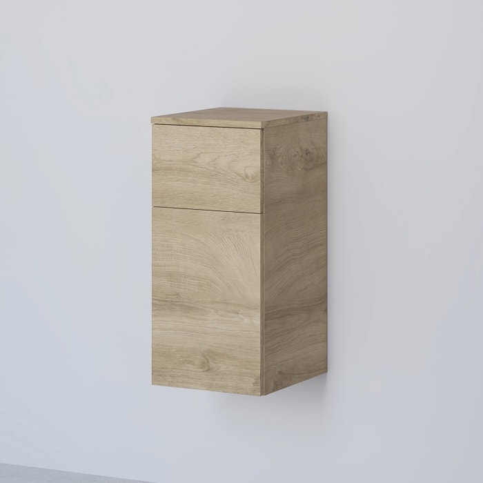 Kronenbach Cube Highboard 30 x 64,6 cm, 1 Auszug, 1 Tür, Anschlag links,  mit TIP-ON