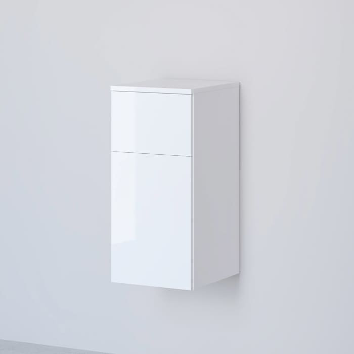 Kronenbach Cube Highboard 30 x 64,6 cm, 1 Auszug, 1 Tür, Anschlag links, mit TIP-ON