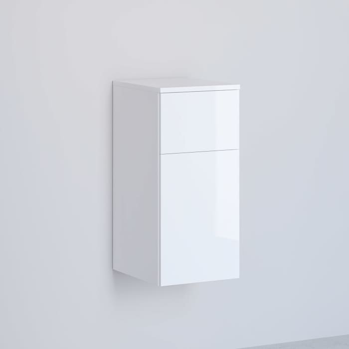 Kronenbach Cube Highboard 30 x 64,6 cm, 1 Auszug, 1 Tür, Anschlag rechts, mit TIP-ON