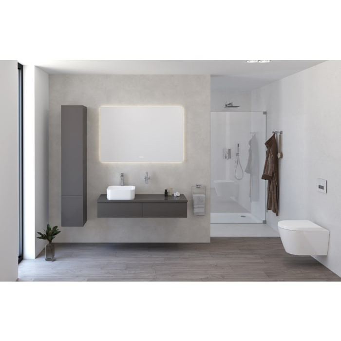 Kronenbach Cube Hochschrank 30 x 168 cm, 2 Türen, Anschlag links, mit TIP-ON