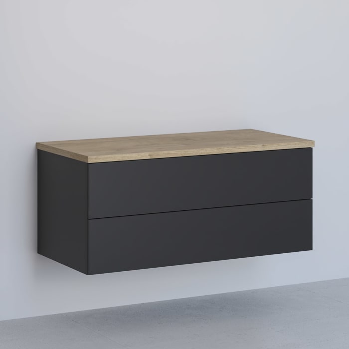 Kronenbach Cube Sideboard 101 cm mit 2 Auszügen und TIP-ON