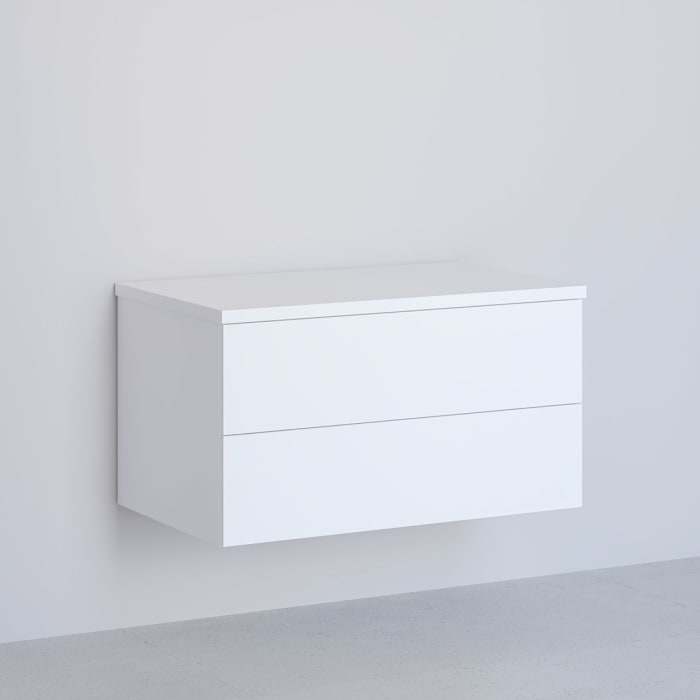 Kronenbach Cube Sideboard 81 cm mit 2 Auszügen und TIP-ON