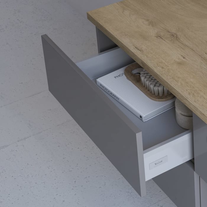 Kronenbach Cube Sideboard 81 cm mit 1 Auszug und TIP-ON