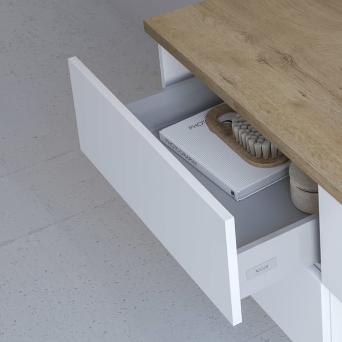 Kronenbach Cube Sideboard 81 cm mit 1 Auszug und TIP-ON