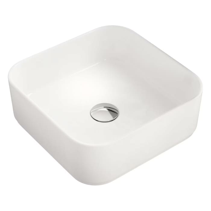 Kronenbach Cube Waschtischkonsole 61 cm mit Aufsatzwaschtisch, 2 Auszüge