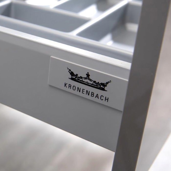 Kronenbach Cube Waschtischkonsole 121 cm mit 2 Auszügen und TIP-ON