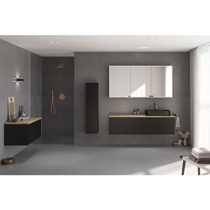 Kronenbach Cube Waschtischkonsole 161 cm mit 4 Auszügen und TIP-ON