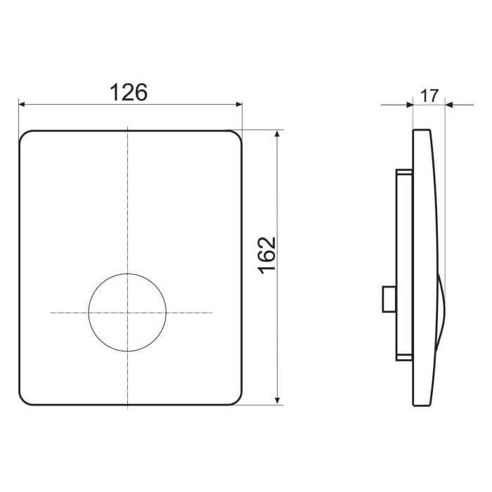 Kronenbach Plantec 3.0 U20 Betätigungsplatte Urinal