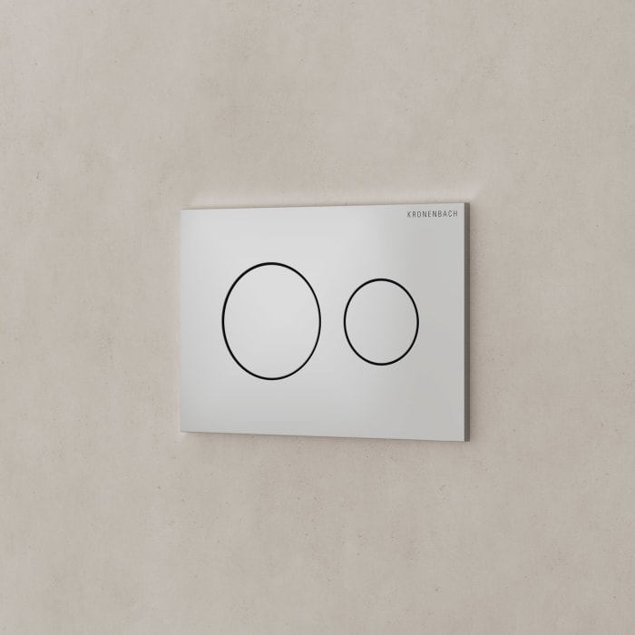 Kronenbach Plantec 3.0 R20 Betätigungsplatte WC mit 2-Mengen-Spülung