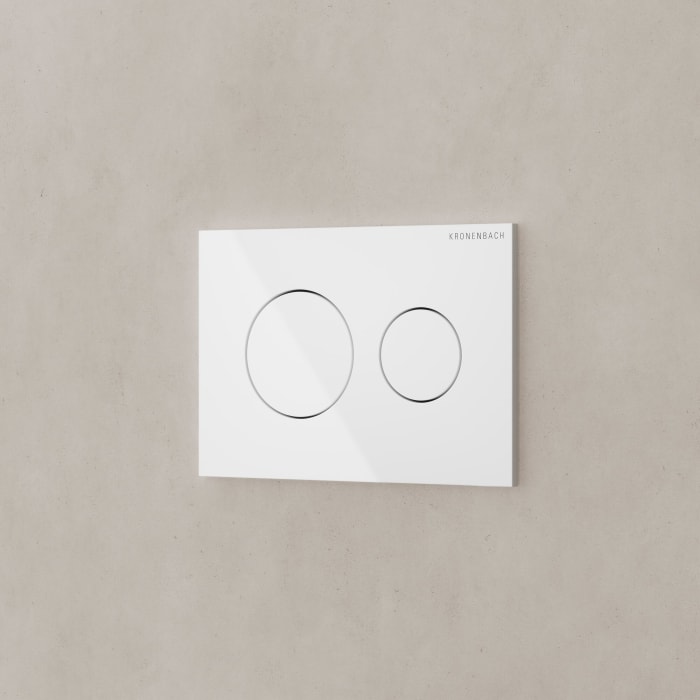 Kronenbach Plantec 3.0 R20 Betätigungsplatte WC mit 2-Mengen-Spülung