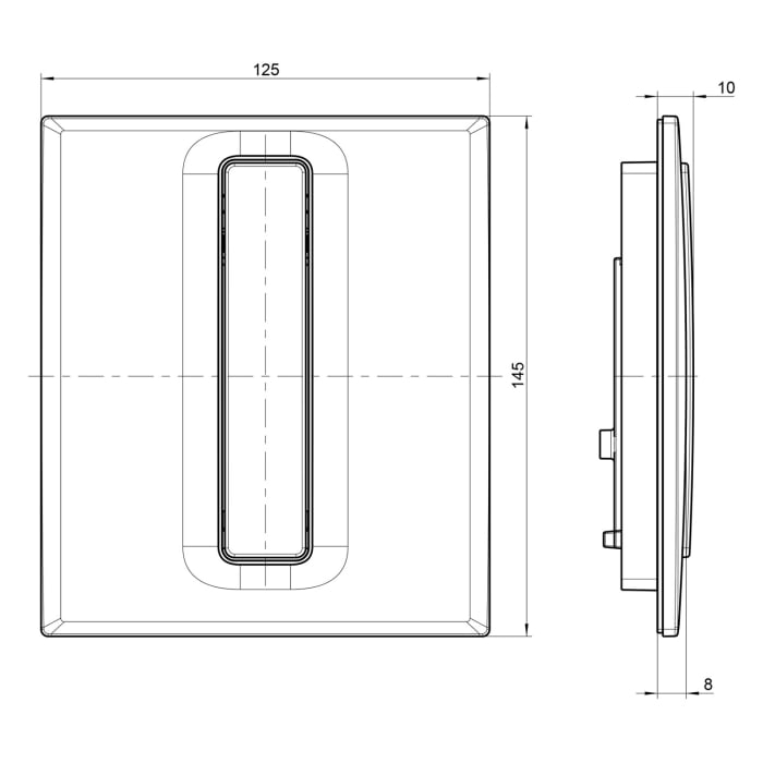 Kronenbach Plantec 3.0 U10 Betätigungsplatte Urinal
