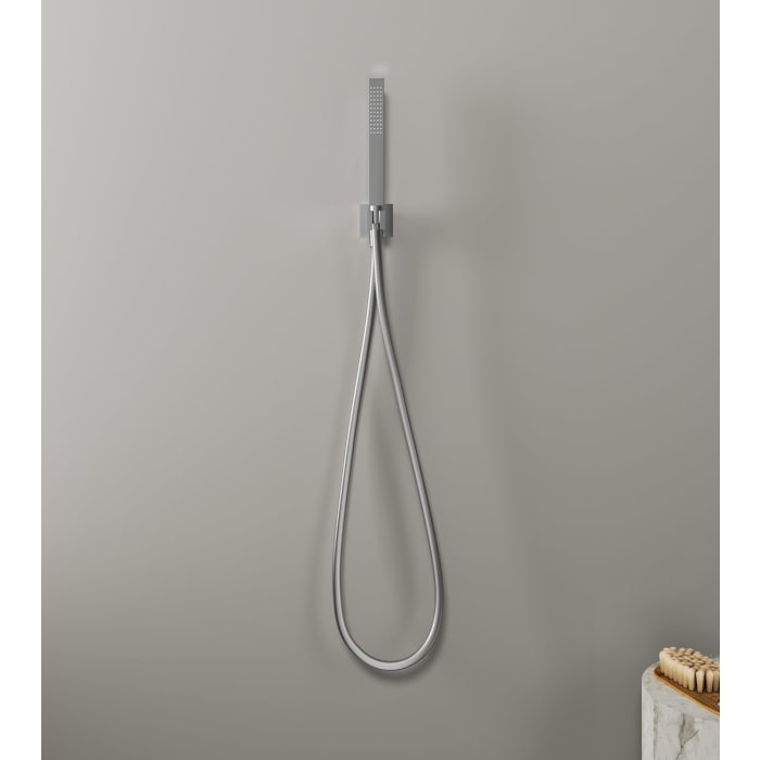 Kronenbach Brauseset 2 mit Stabhandbrause eckig und Wandanschlussbogen