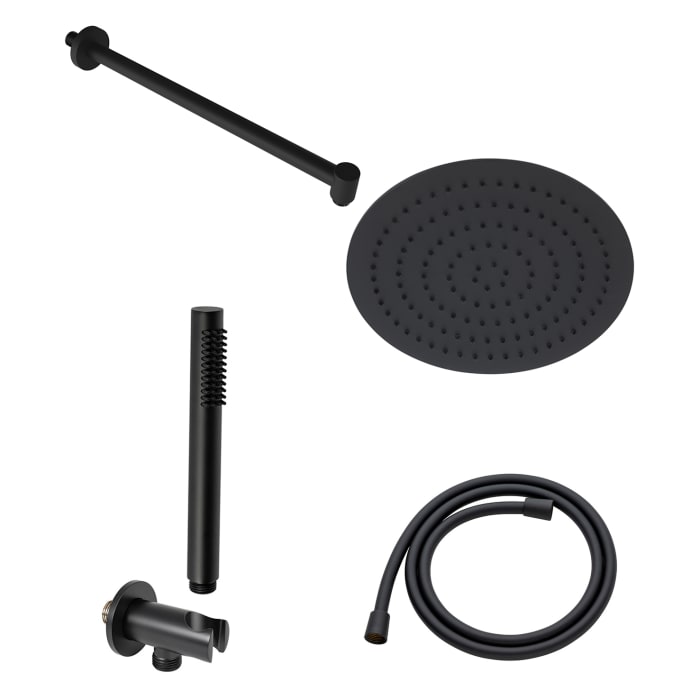 Kronenbach Duschset 1 mit Kopfbrause Ø 30 cm und Stabhandbrause rund