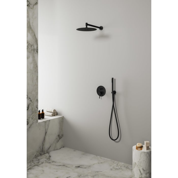 Kronenbach Duschset 1 mit Kopfbrause Ø 30 cm und Stabhandbrause rund