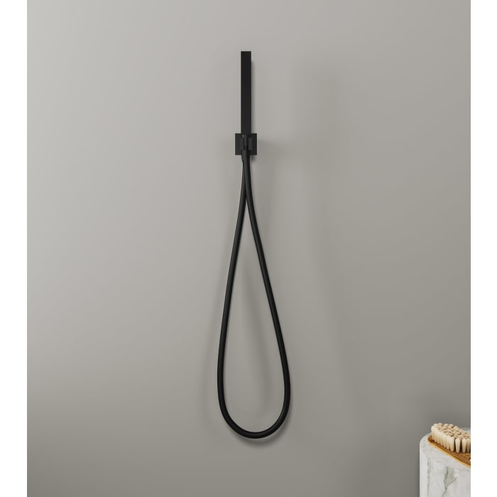 Kronenbach Wannenset 2 mit Stabhandbrause eckig und Wandanschlussbogen