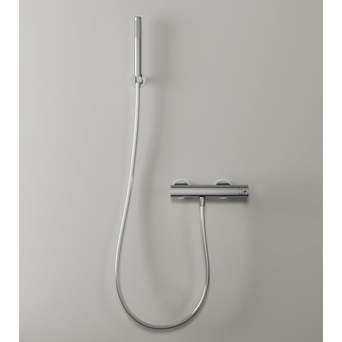 Kronenbach Wannenset 3 mit Stabhandbrause rund und Brausehalter