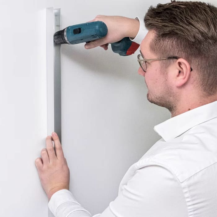 Kronenbach Montage für Nischentür 1-Teilig + Badewannenaufsatz bis 100 cm