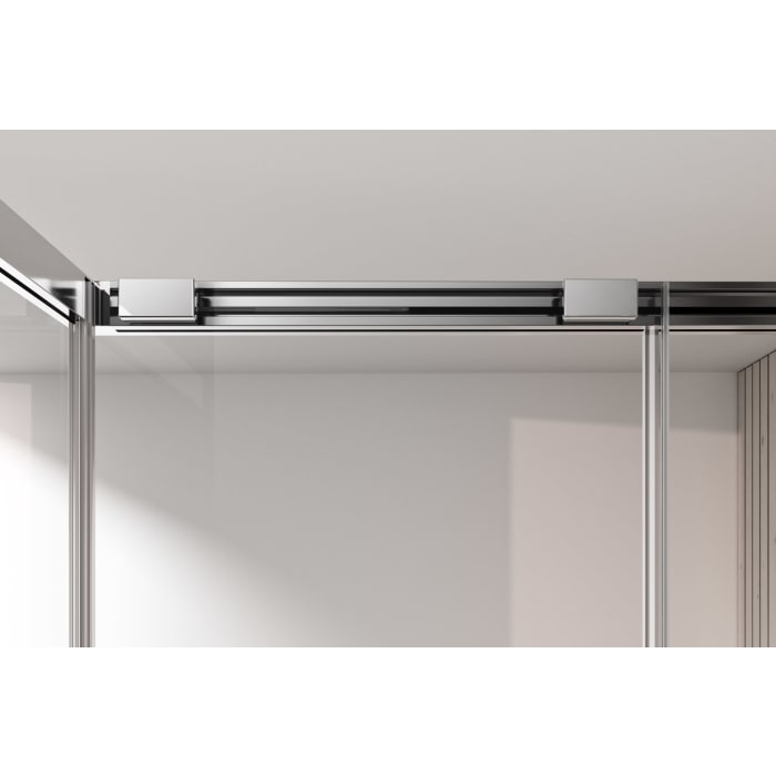 Kronenbach Slide Walk-In Schiebetür 2-teilig, 100 x 200 cm, Anschlag links