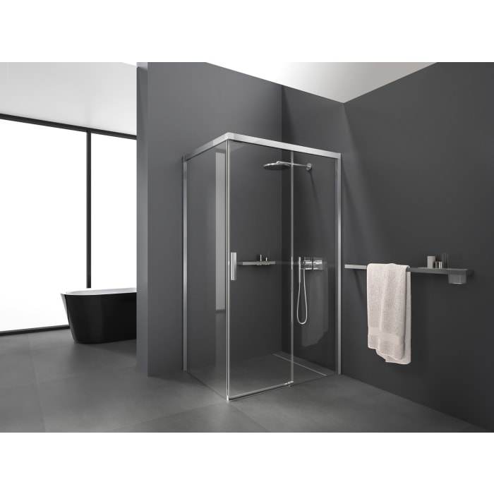 Kronenbach Slide Trennwand für Schiebetür, 80 x 200 cm, Anschlag links