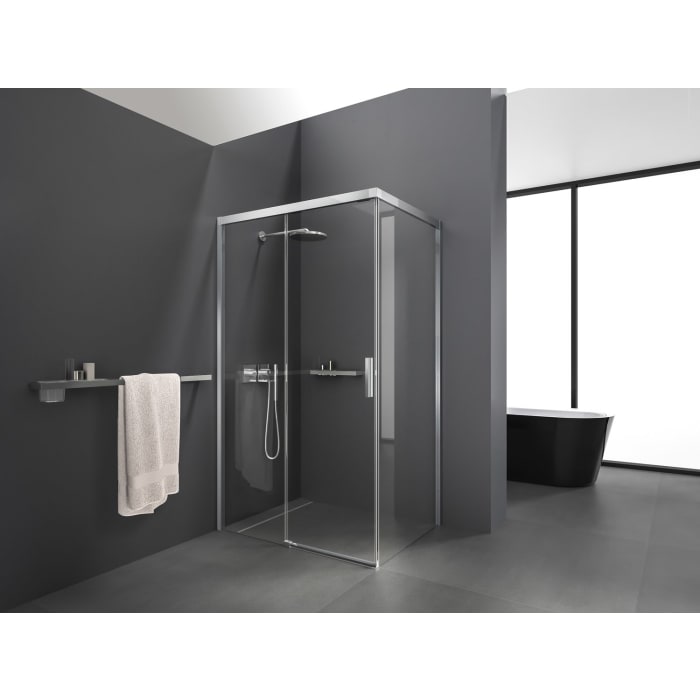 Kronenbach Slide Trennwand für Schiebetür, 75 x 200 cm, Anschlag rechts