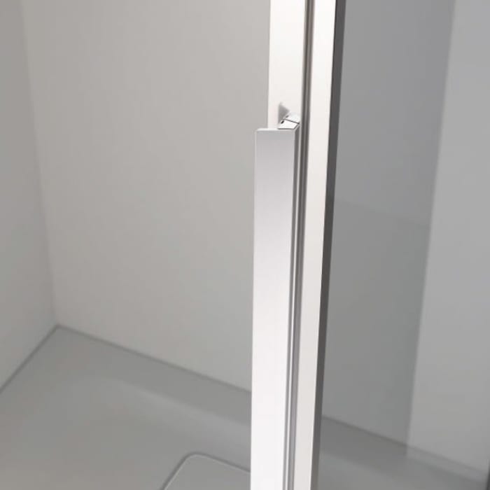 Kronenbach Tube Eckdusche Pendeltür 2-teilig, 75 x 200 cm, Schenkel rechts