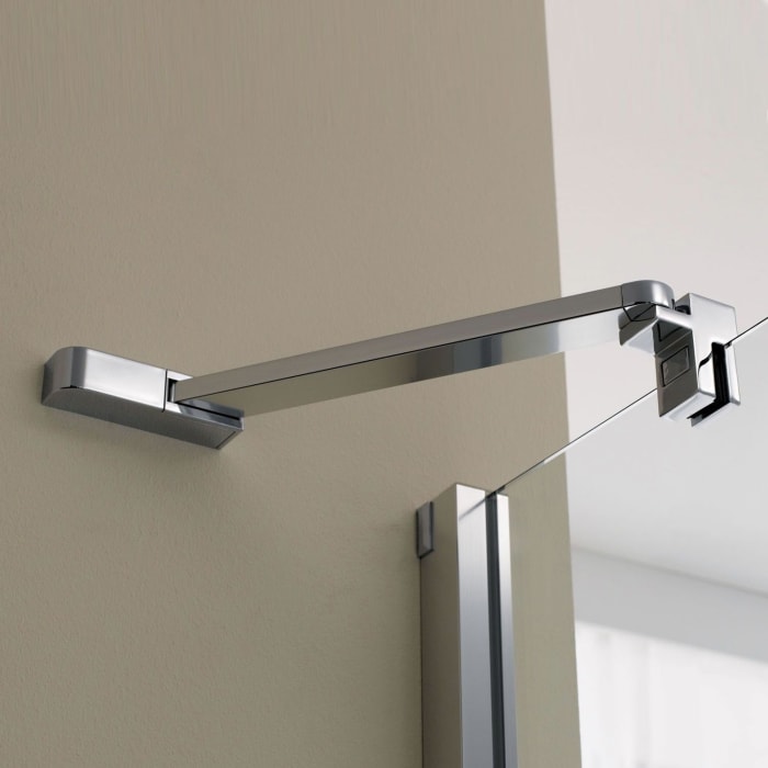 Kronenbach Tube Eckdusche Pendeltür 2-teilig, 80 x 200 cm, Schenkel links