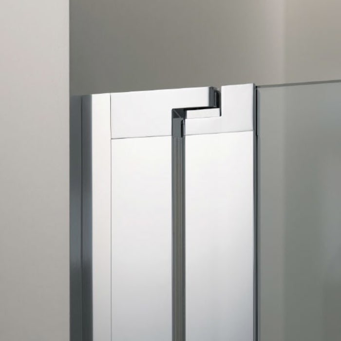 Kronenbach Tube Eckdusche Pendeltür 1-teilig, 90 x 200 cm, Schenkel rechts