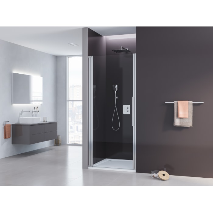 Kronenbach Tube Pendeltür für Nische, 75 x 200 cm, Anschlag links