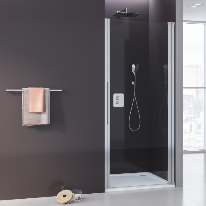 Kronenbach Tube Pendeltür für Nische, 80 x 200 cm, Anschlag rechts