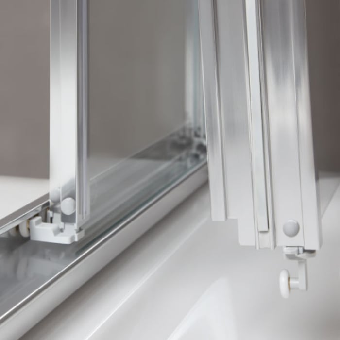 Kronenbach Tube Eckdusche Schiebetür 2-teilig, Sondermaß