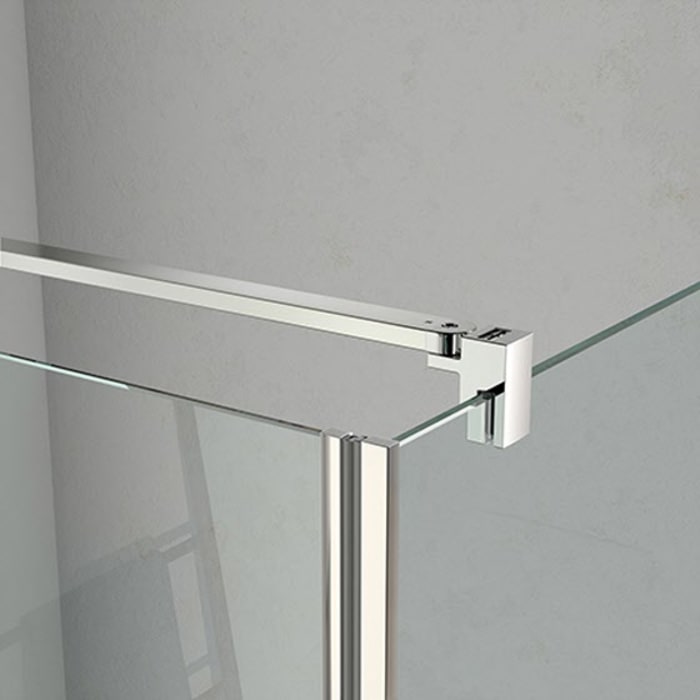 Kronenbach Turn Walk-In Trennwand, 120 x 200 cm, Anschlag rechts