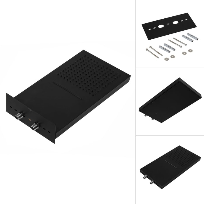 Kronenbach Smart Push Thermostat Duschsystem Unterputz für 3 Verbraucher, rund