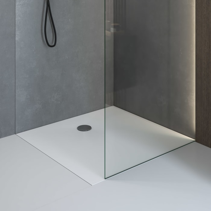 Kronenbach Cube Mineralguss-Duschwanne 100 x 100 cm