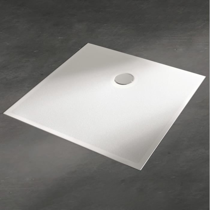 Kronenbach Cube Mineralguss-Duschwanne 100 x 100 cm mit Antislip