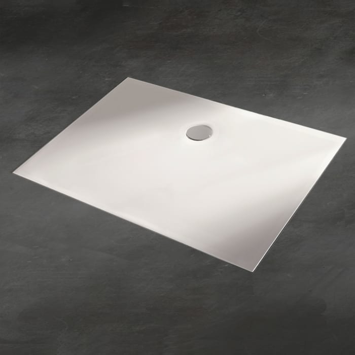 Kronenbach Cube Mineralguss-Duschwanne 160 x 80 cm mit Antislip