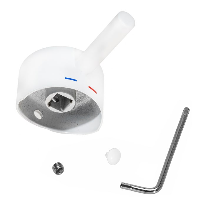 Kronenbach Ersatzgriff Lima 2.0 White für Unterputz-Wannenarmatur