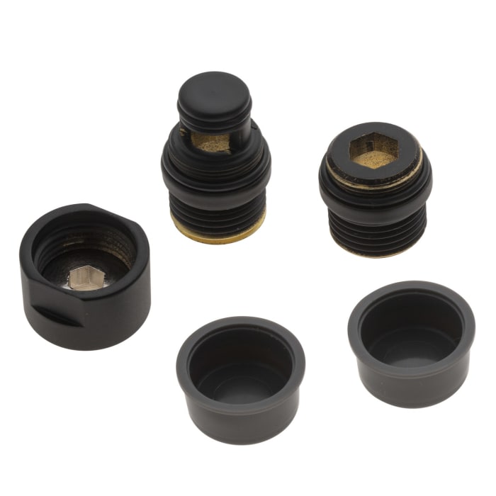 Kronenbach Lima 2.0 Black Ersatzverbindungen für Duschsäule