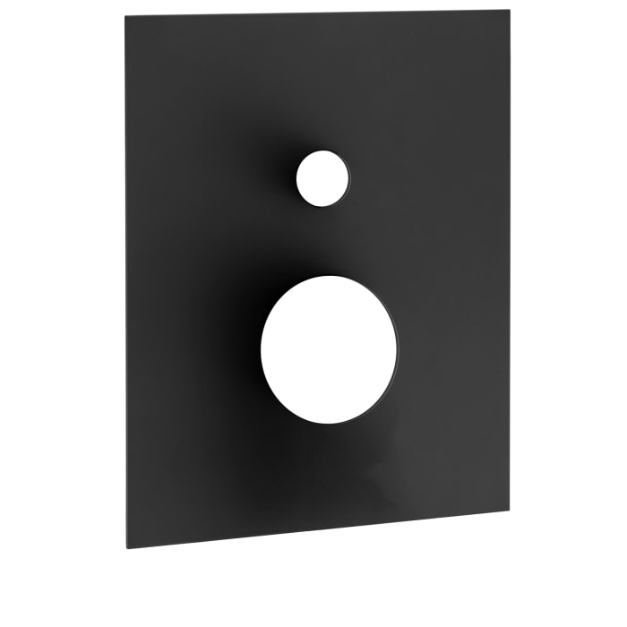 Kronenbach Ersatzrosette für Quara 2.0 Black Unterputz-Wannen-Brausearmatur
