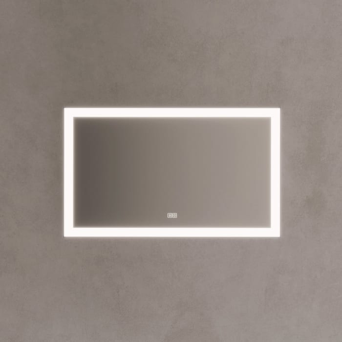 Kronenbach Day Badspiegel 120 x 60 cm mit LED-Beleuchtung und Antibeschlag