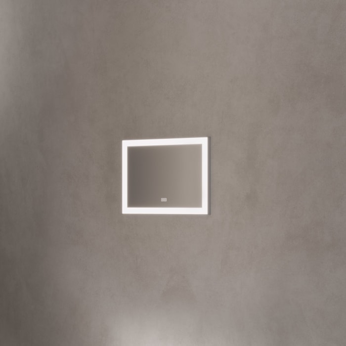 Kronenbach Day Badspiegel 70 x 50 cm mit dimmbarer LED-Beleuchtung und Antibeschlag