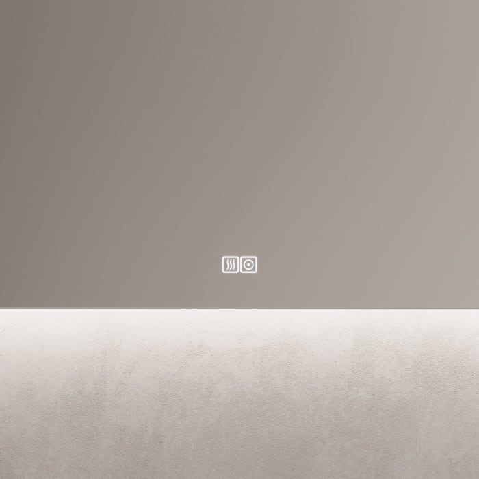 Kronenbach Dream Badspiegel 70 x 85 cm mit Spiegelheizung und LED-Treiber